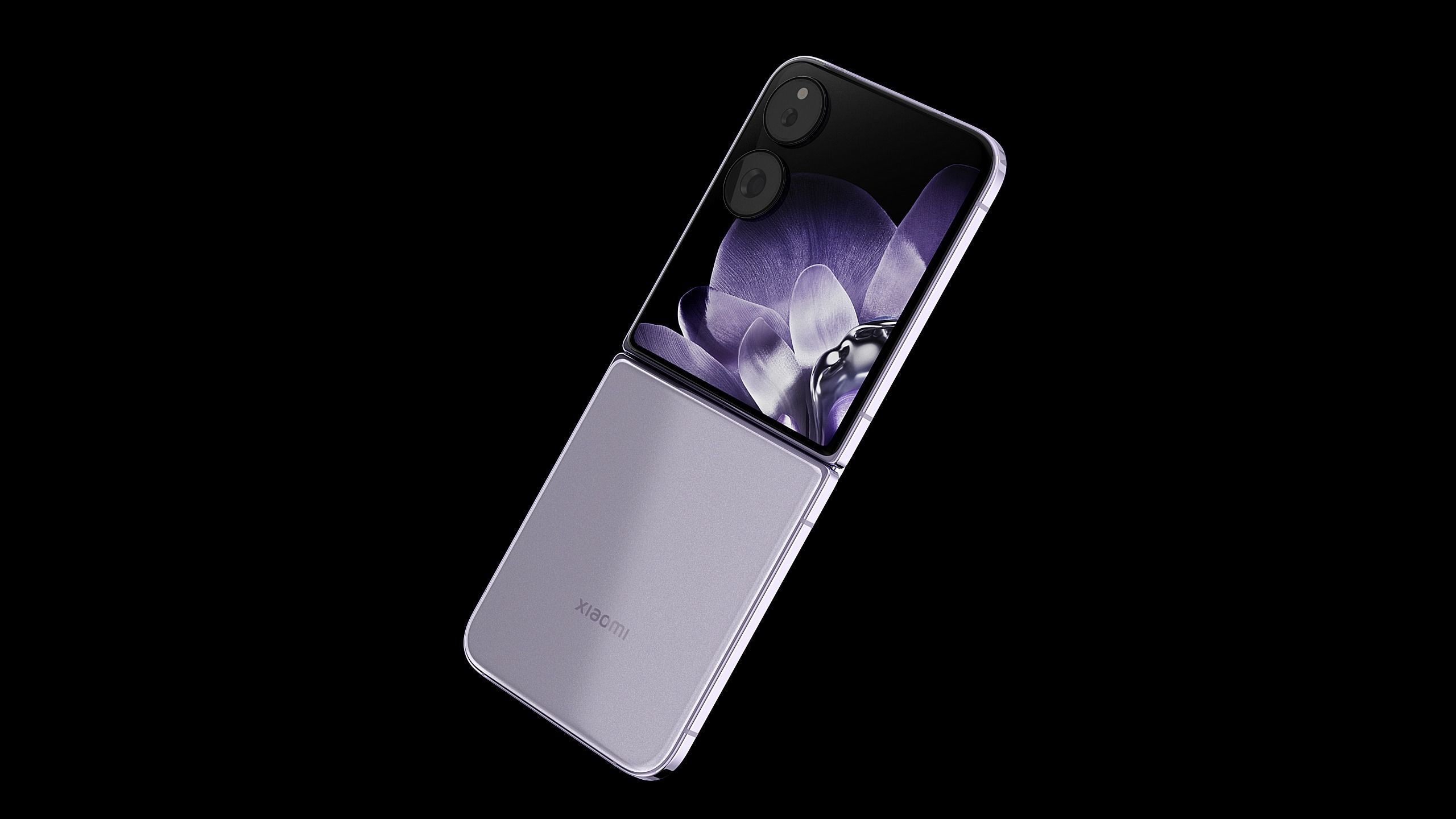 Xiaomi MIX Flip Small Foldable Phone Xiaomi Vertical Fold 3D model_2