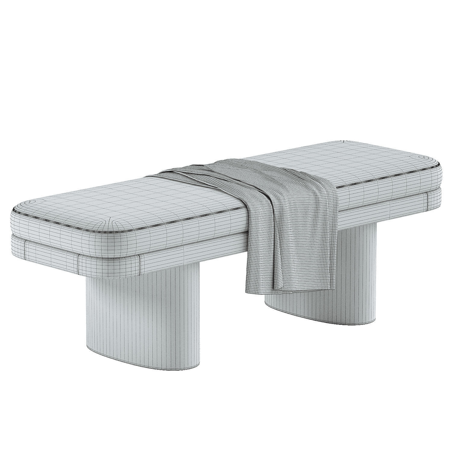 Ollie Bench 3D model_4