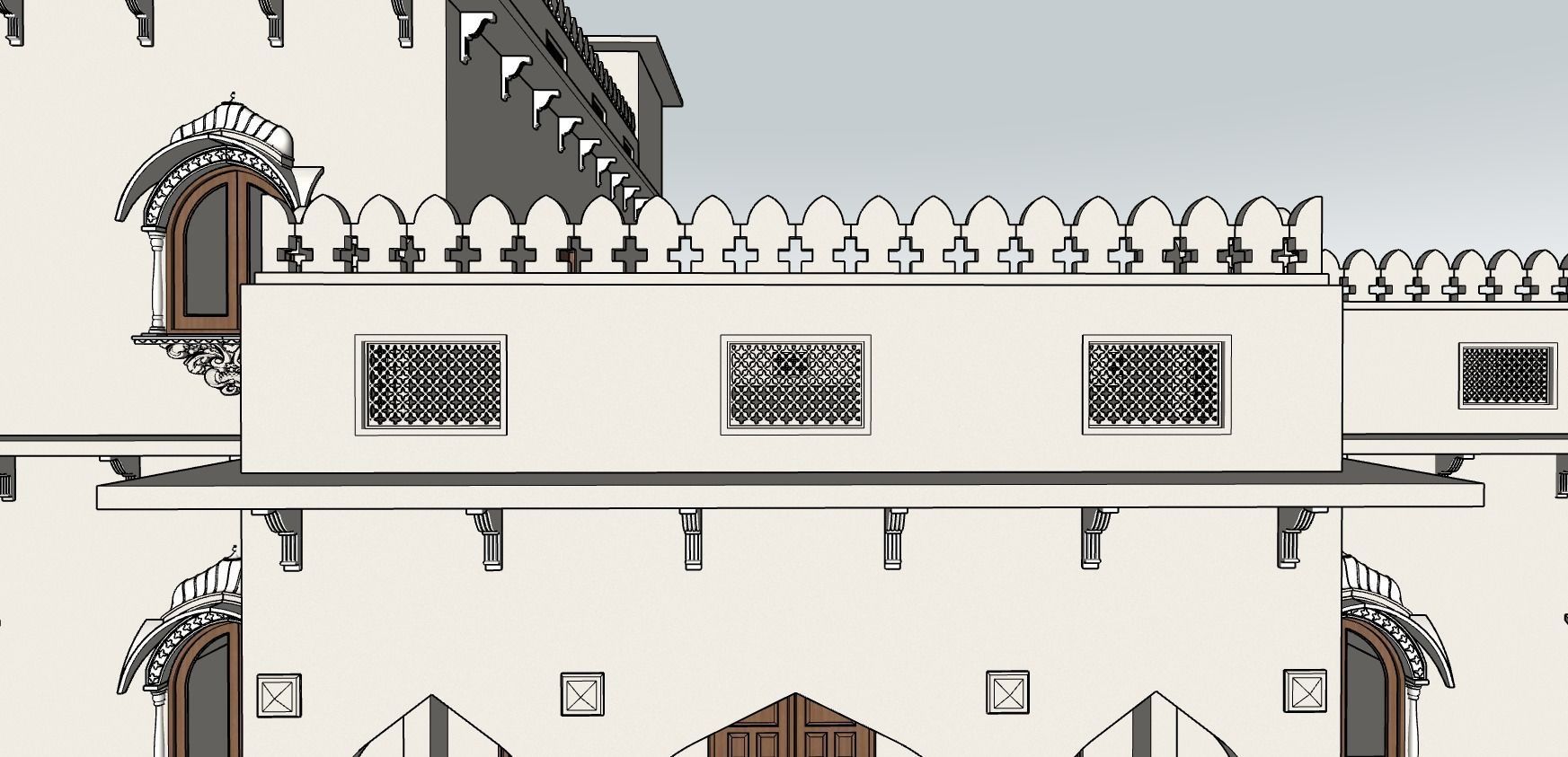 Sidhu Moose Wala Haveli with vehicles collection 3D model_14