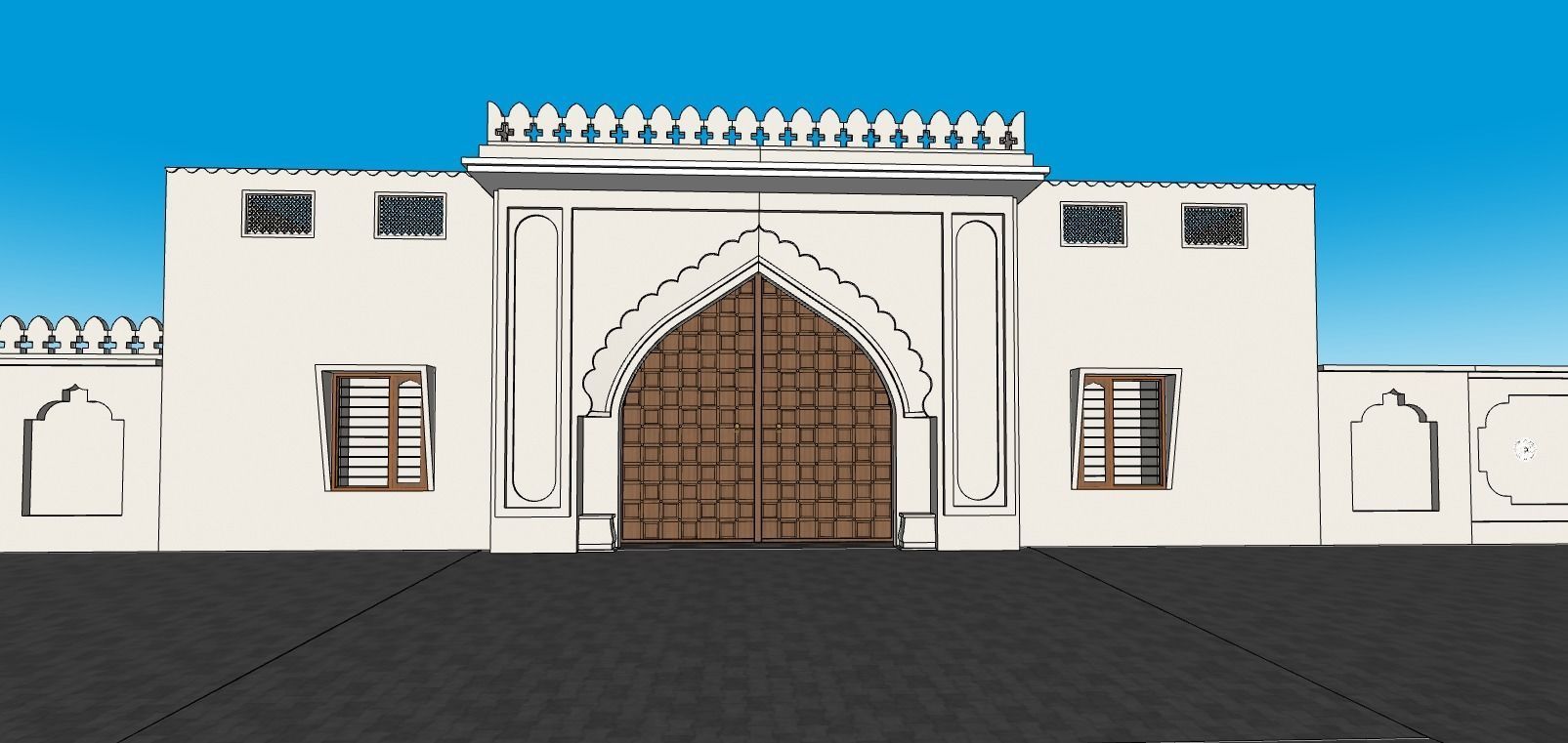 Sidhu Moose Wala Haveli with vehicles collection 3D model_5