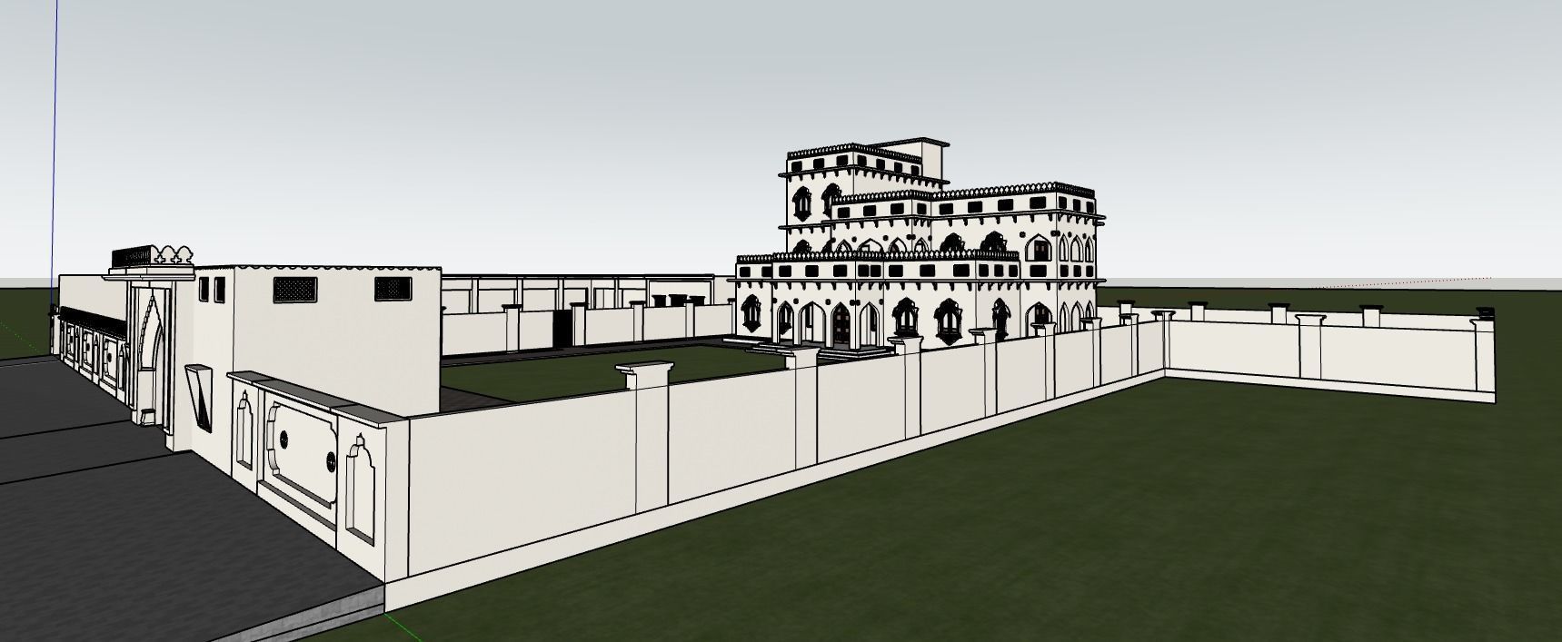 Sidhu Moose Wala Haveli with vehicles collection 3D model_17