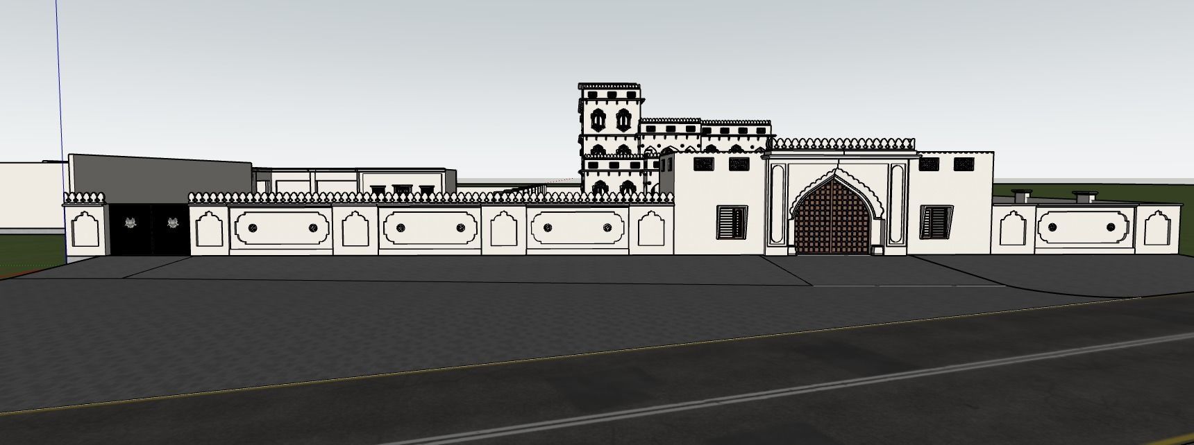 Sidhu Moose Wala Haveli with vehicles collection 3D model_13