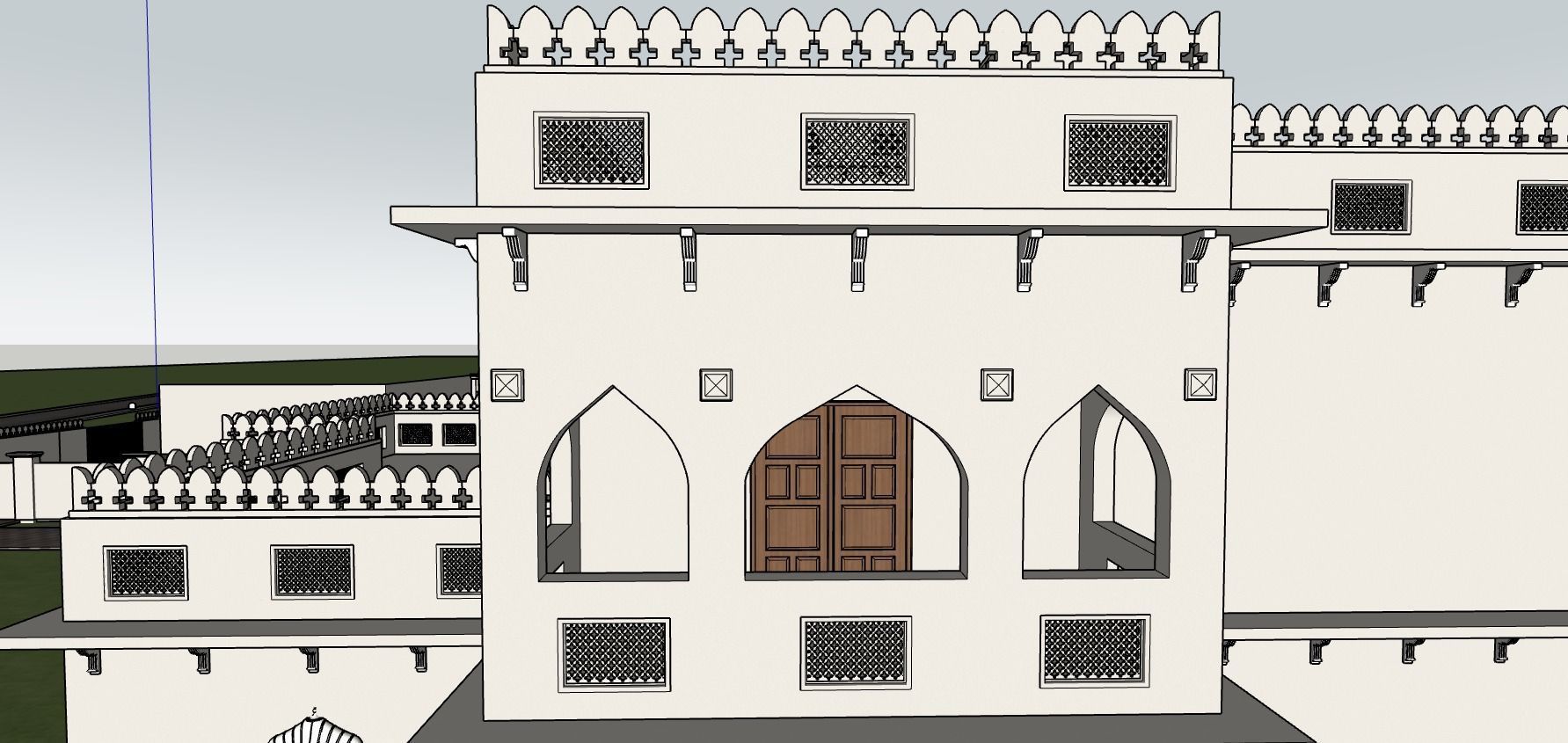 Sidhu Moose Wala Haveli with vehicles collection 3D model_15