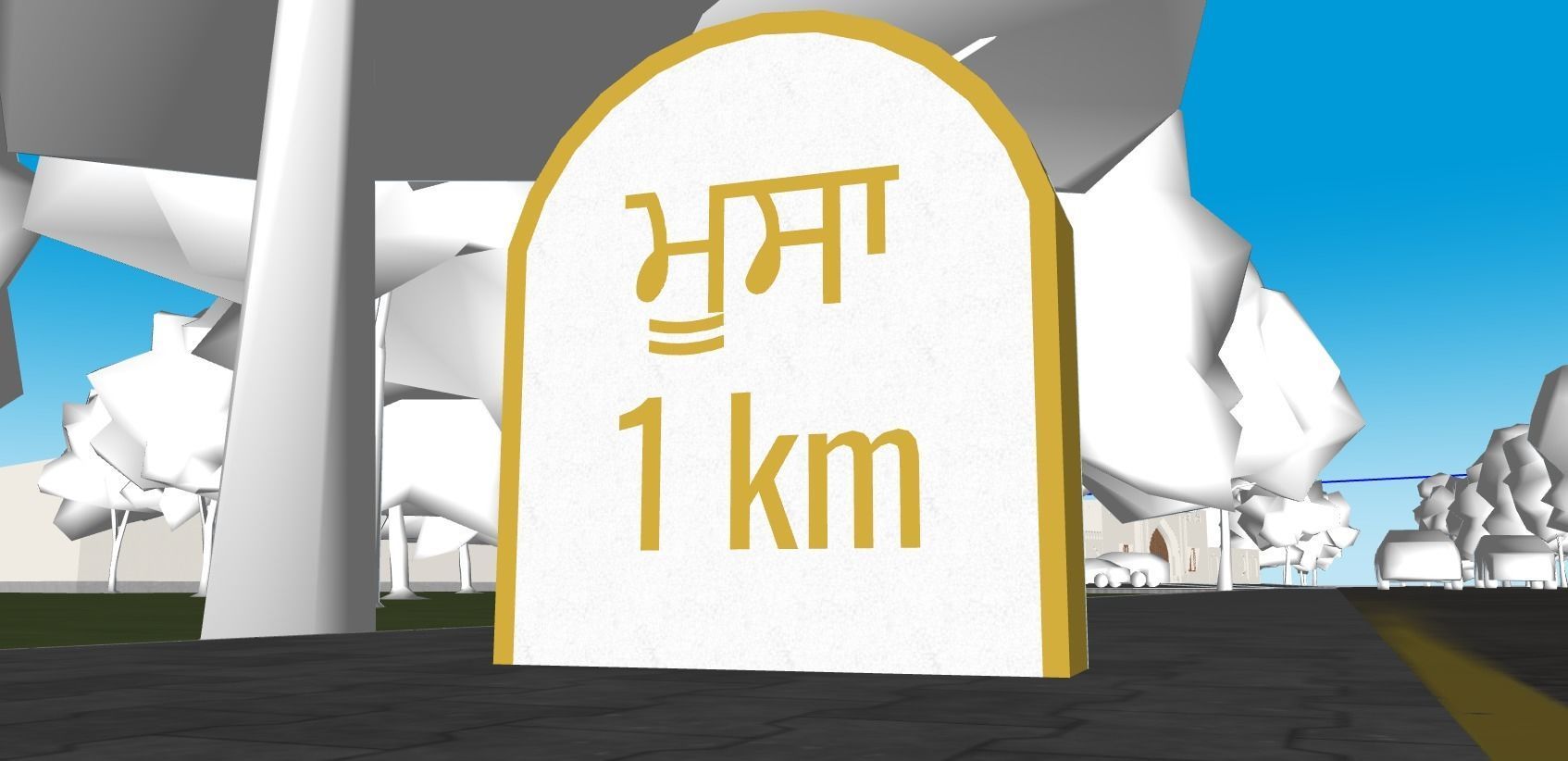 Sidhu Moose Wala Haveli with vehicles collection 3D model_12