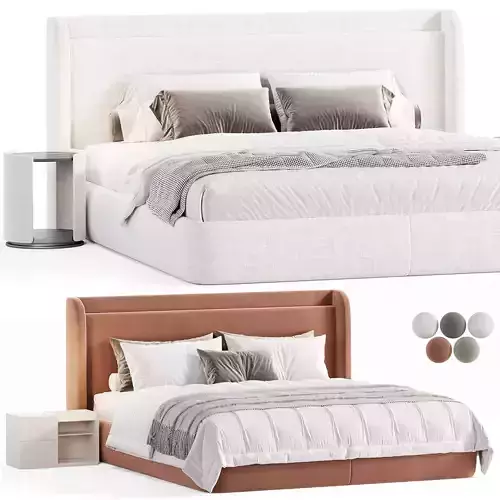 Porto bed 3D model