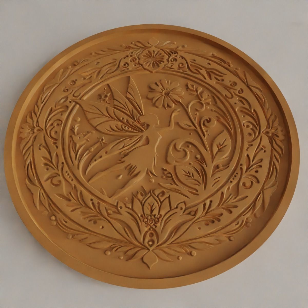 fairytale coaster - wall art - table top - keychain 3D print model_1