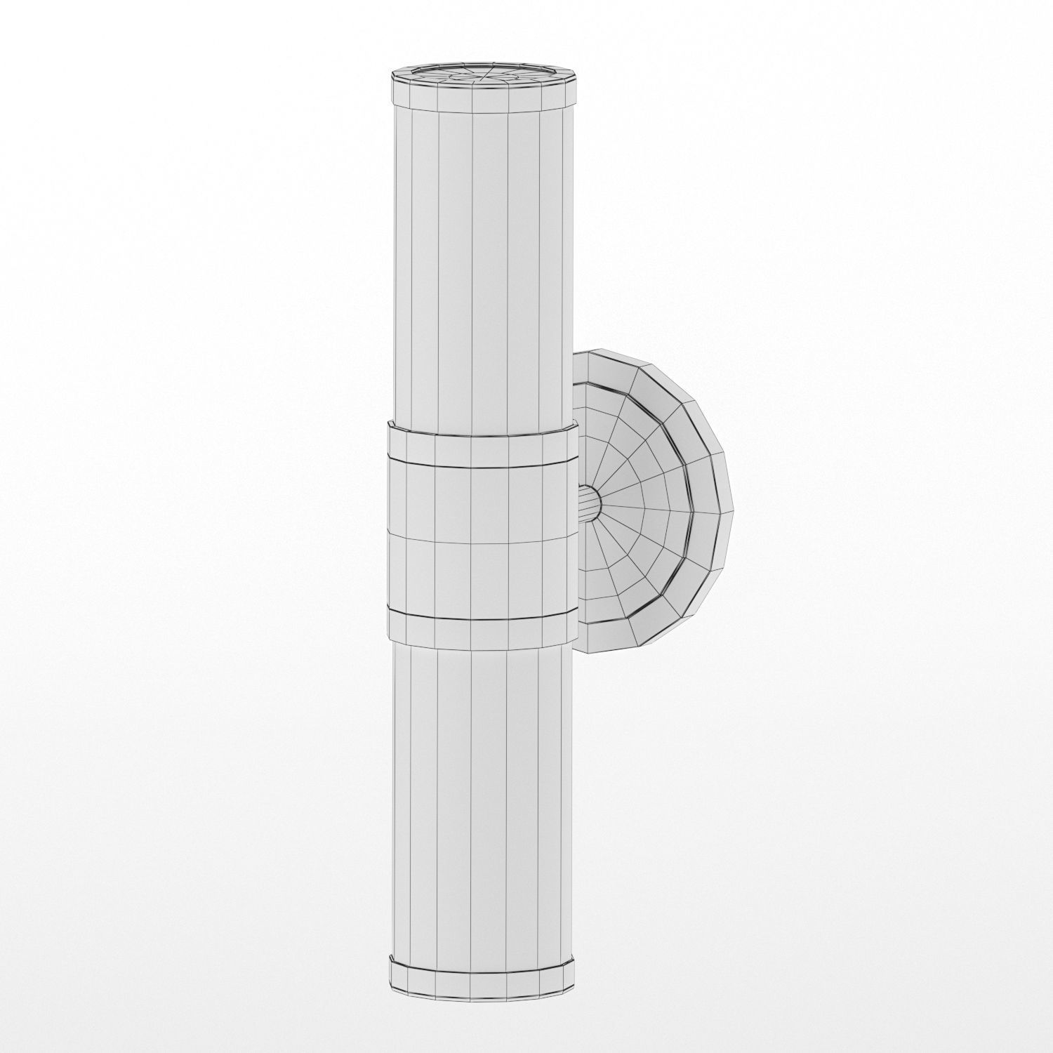 marble sconce lamp Free 3D model_1