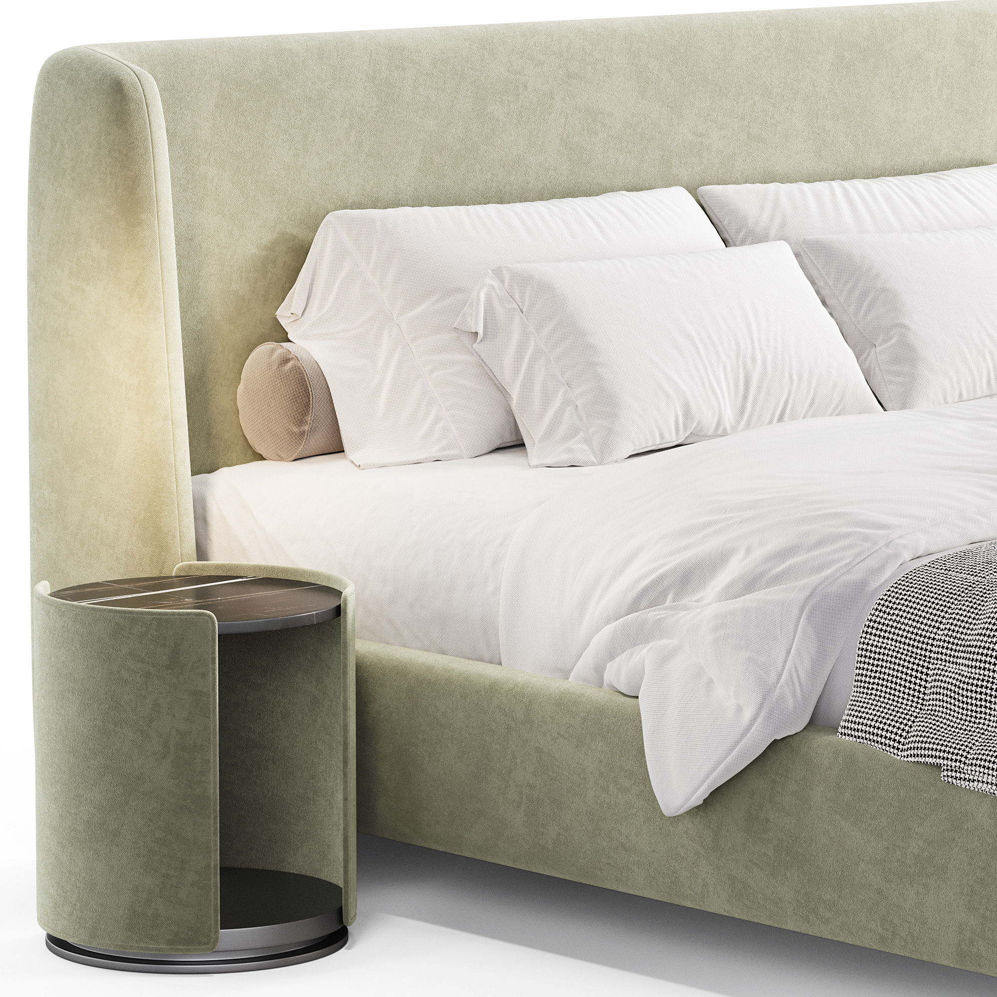 Wings Alessandro Corina Bed 3D model_3