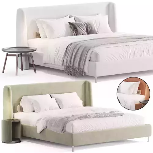 Wings Alessandro Corina Bed 3D model
