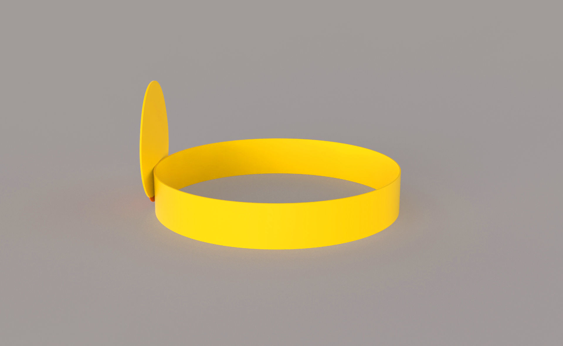Paper Duck Headband  Low-poly 3D model_2