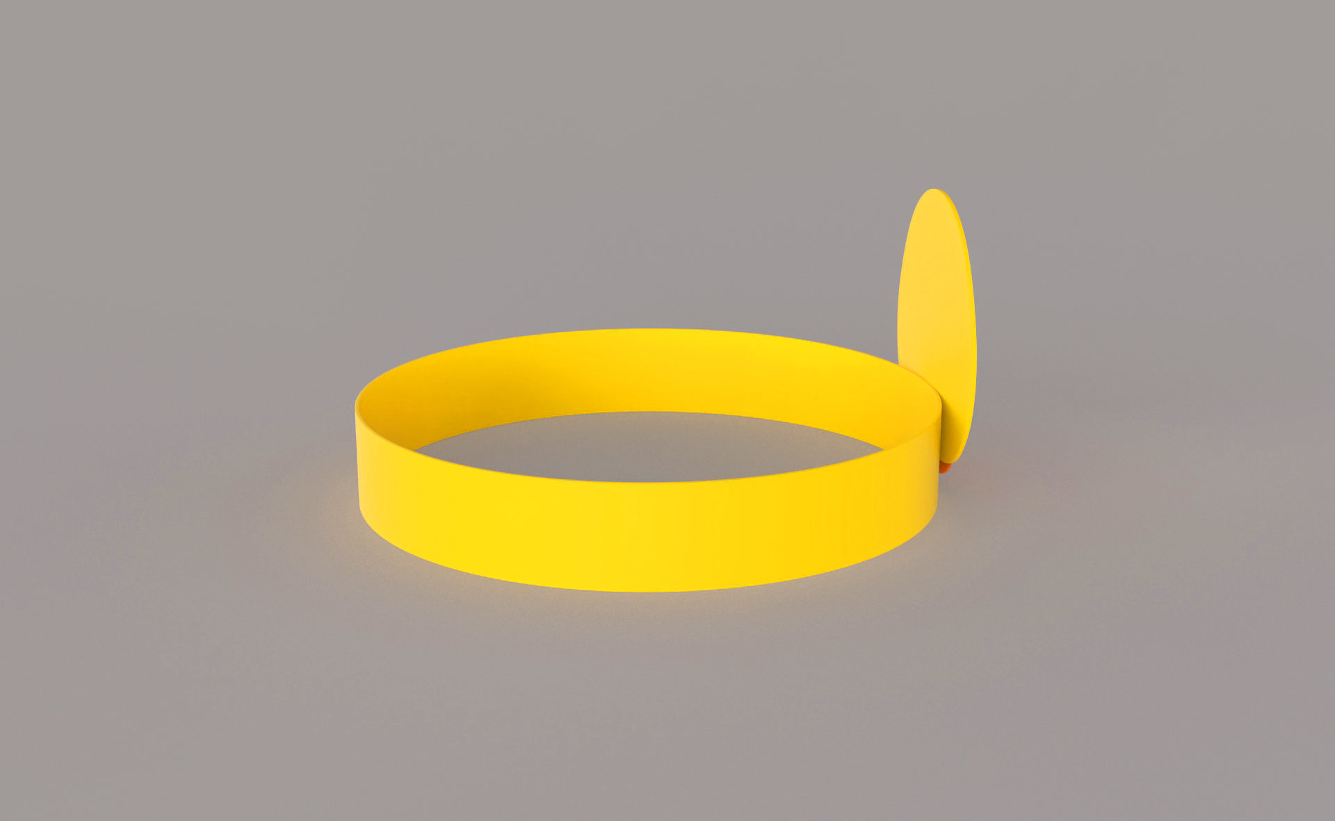 Paper Duck Headband  Low-poly 3D model_5