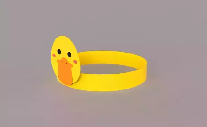 Paper Duck Headband 