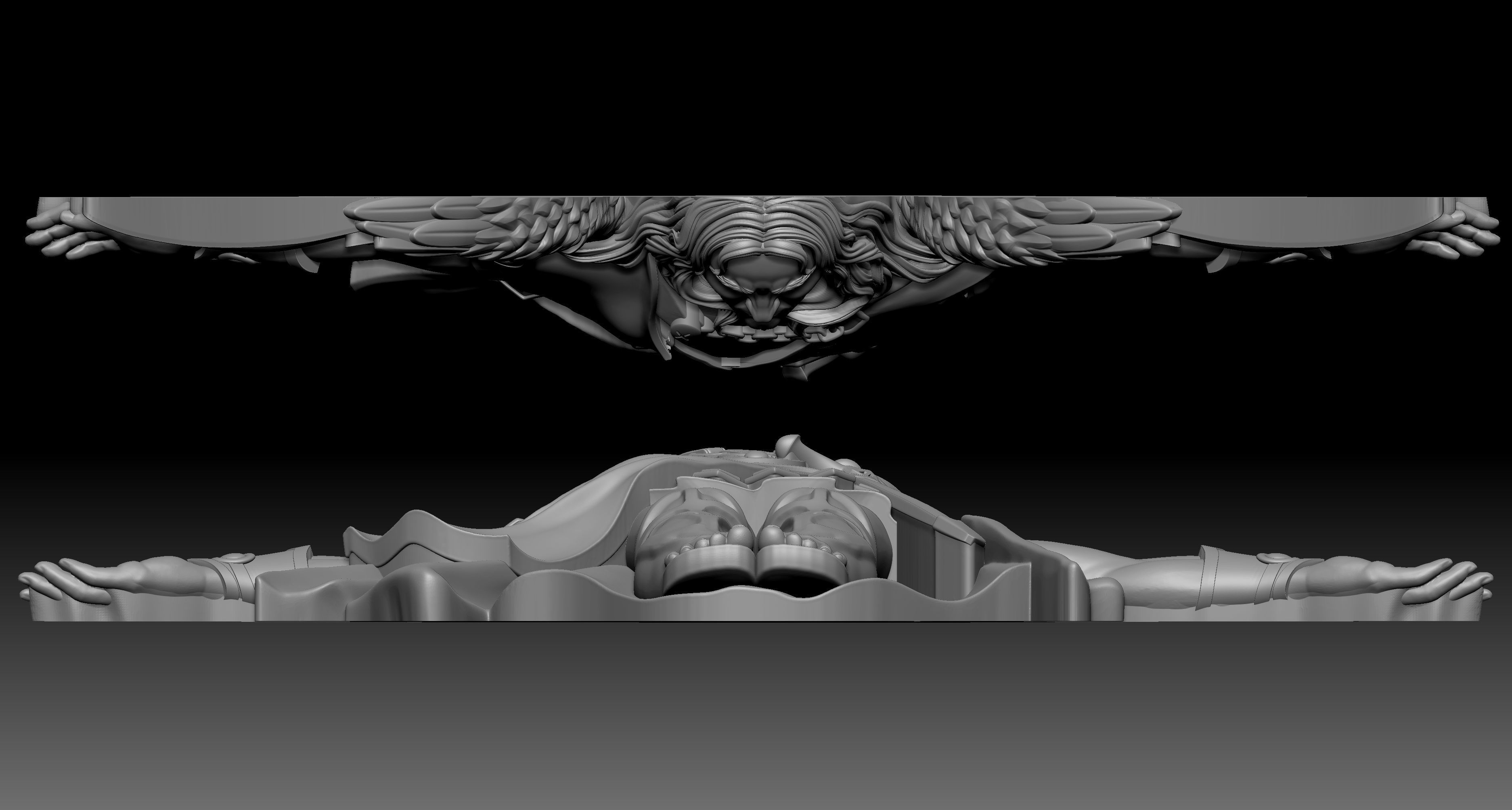 Archangel Michael pendant 3D print model_6