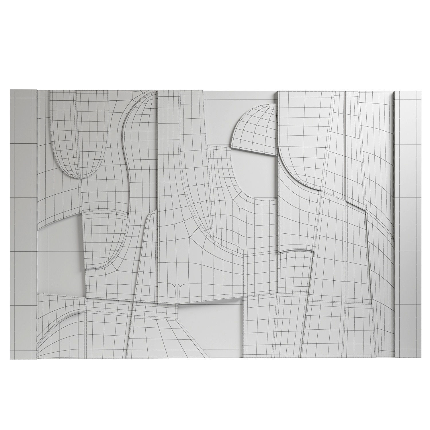 Decorativ panel 17 3D model_3