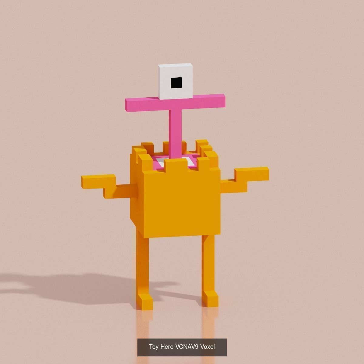 29 Toy Hero Voxel Low-Poly 3D Model Collection_27