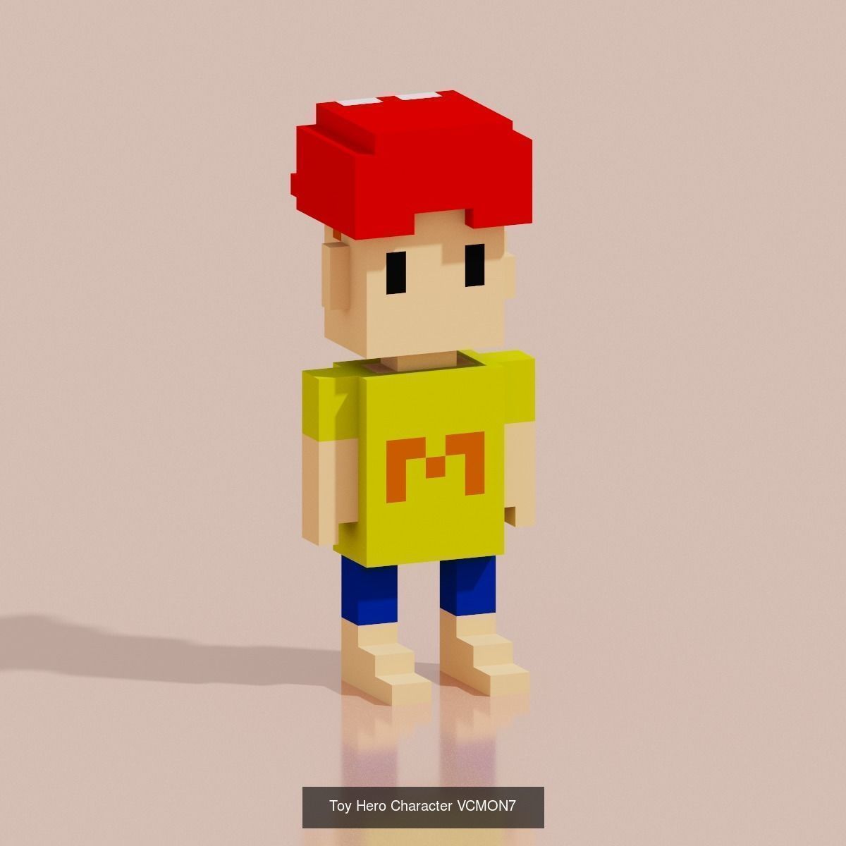 29 Toy Hero Voxel Low-Poly 3D Model Collection_12