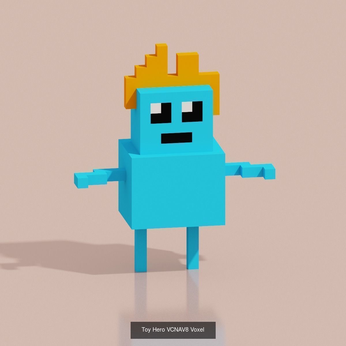29 Toy Hero Voxel Low-Poly 3D Model Collection_26
