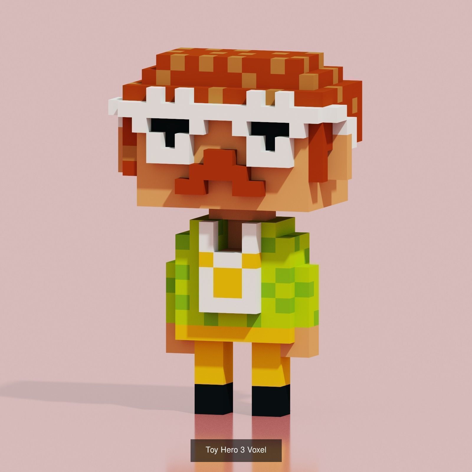 29 Toy Hero Voxel Low-Poly 3D Model Collection_5