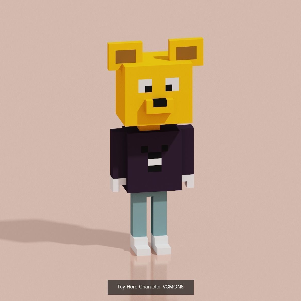 29 Toy Hero Voxel Low-Poly 3D Model Collection_11