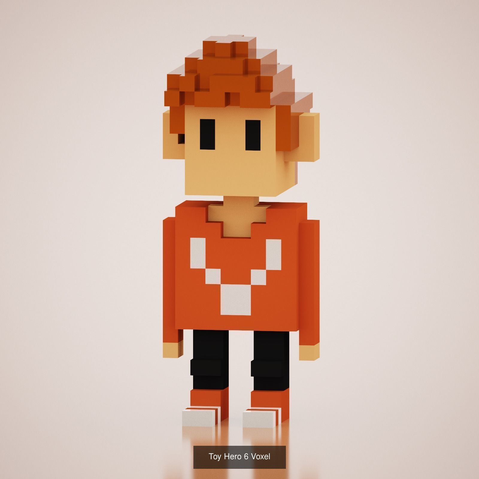 29 Toy Hero Voxel Low-Poly 3D Model Collection_8
