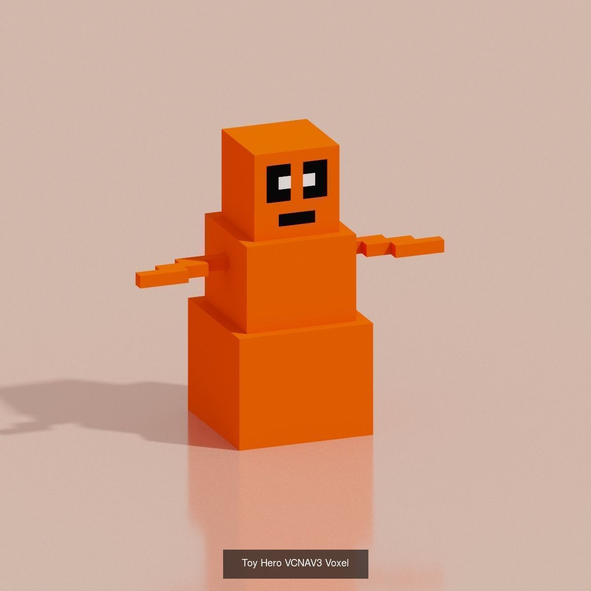 29 Toy Hero Voxel Low-Poly 3D Model Collection_21