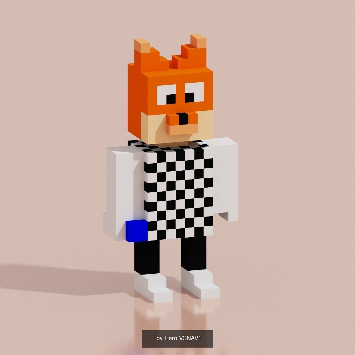 29 Toy Hero Voxel Low-Poly 3D Model Collection_19
