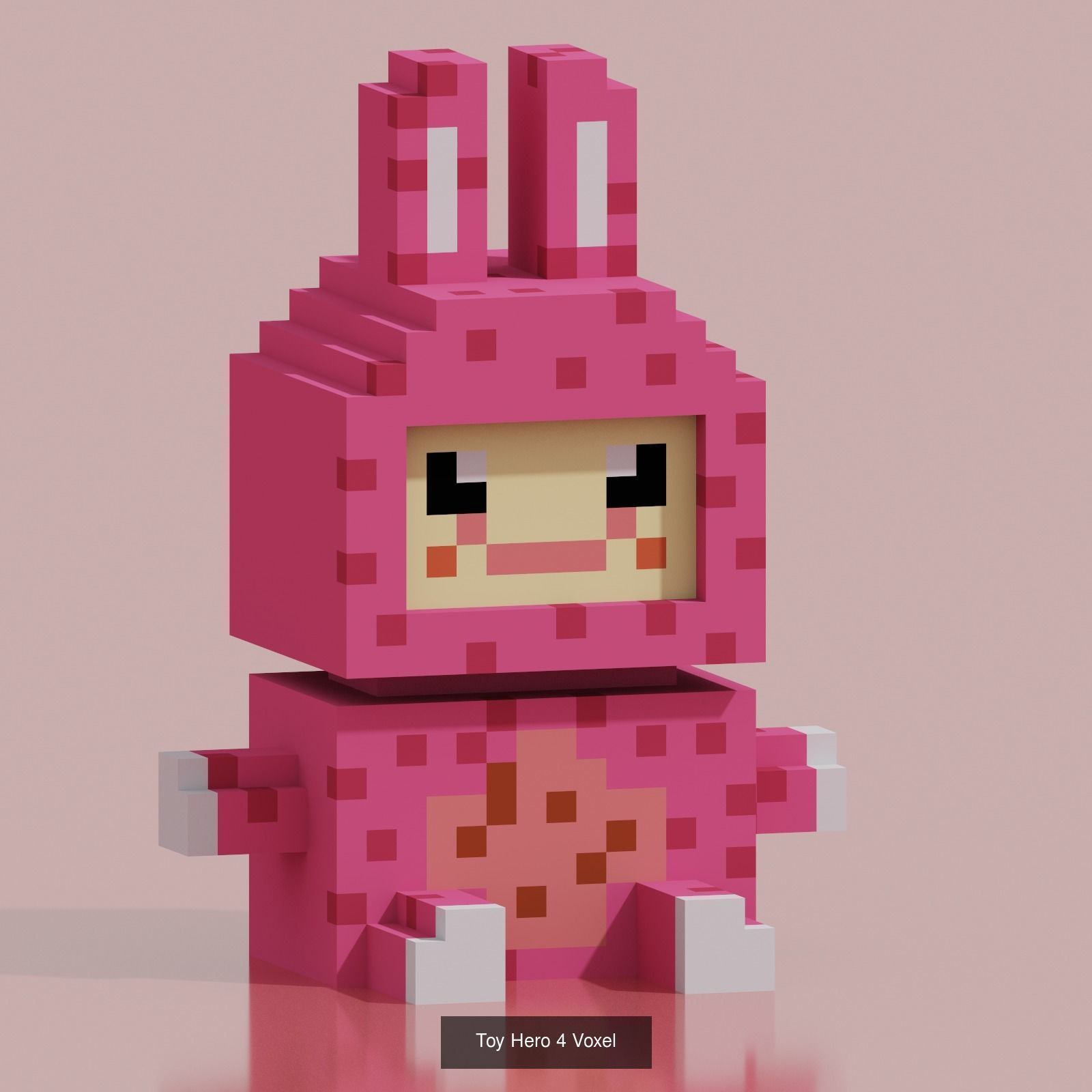 29 Toy Hero Voxel Low-Poly 3D Model Collection_6