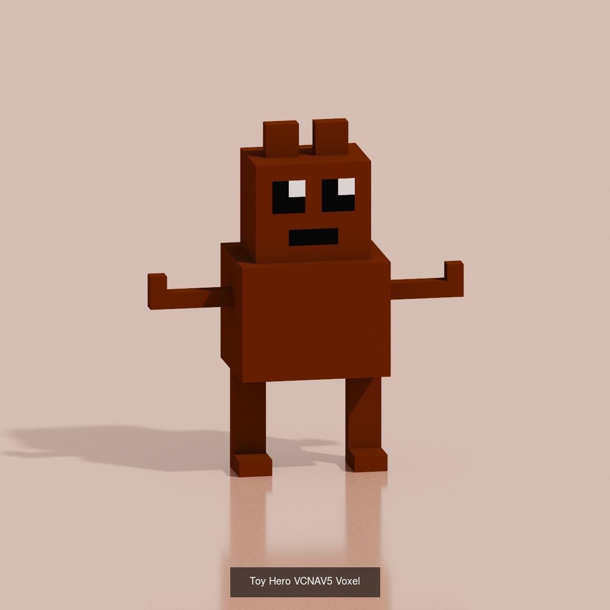 29 Toy Hero Voxel Low-Poly 3D Model Collection_23