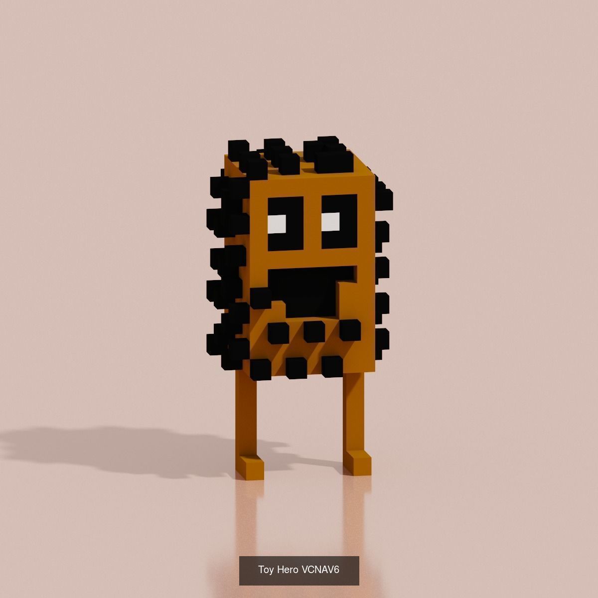 29 Toy Hero Voxel Low-Poly 3D Model Collection_24