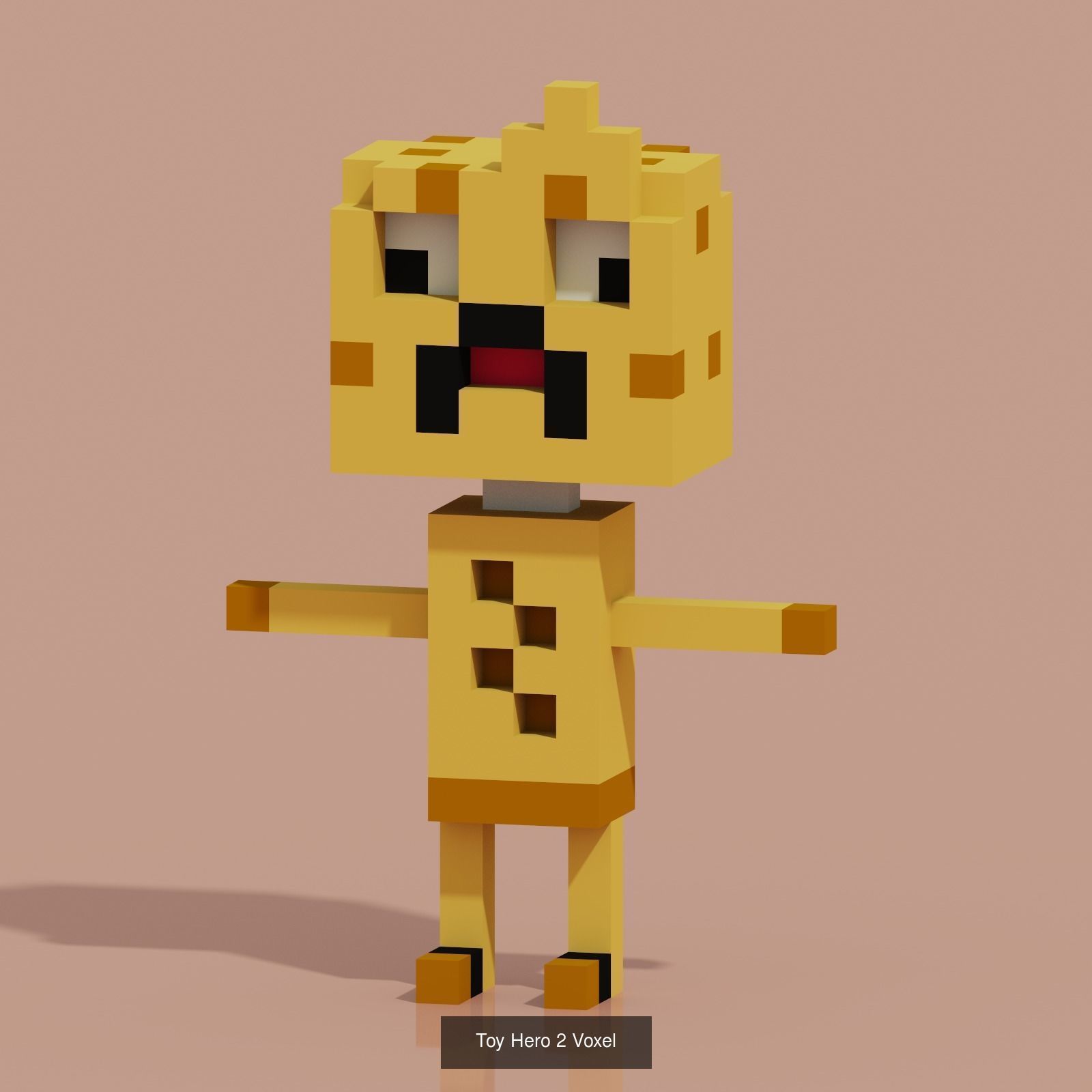 29 Toy Hero Voxel Low-Poly 3D Model Collection_4