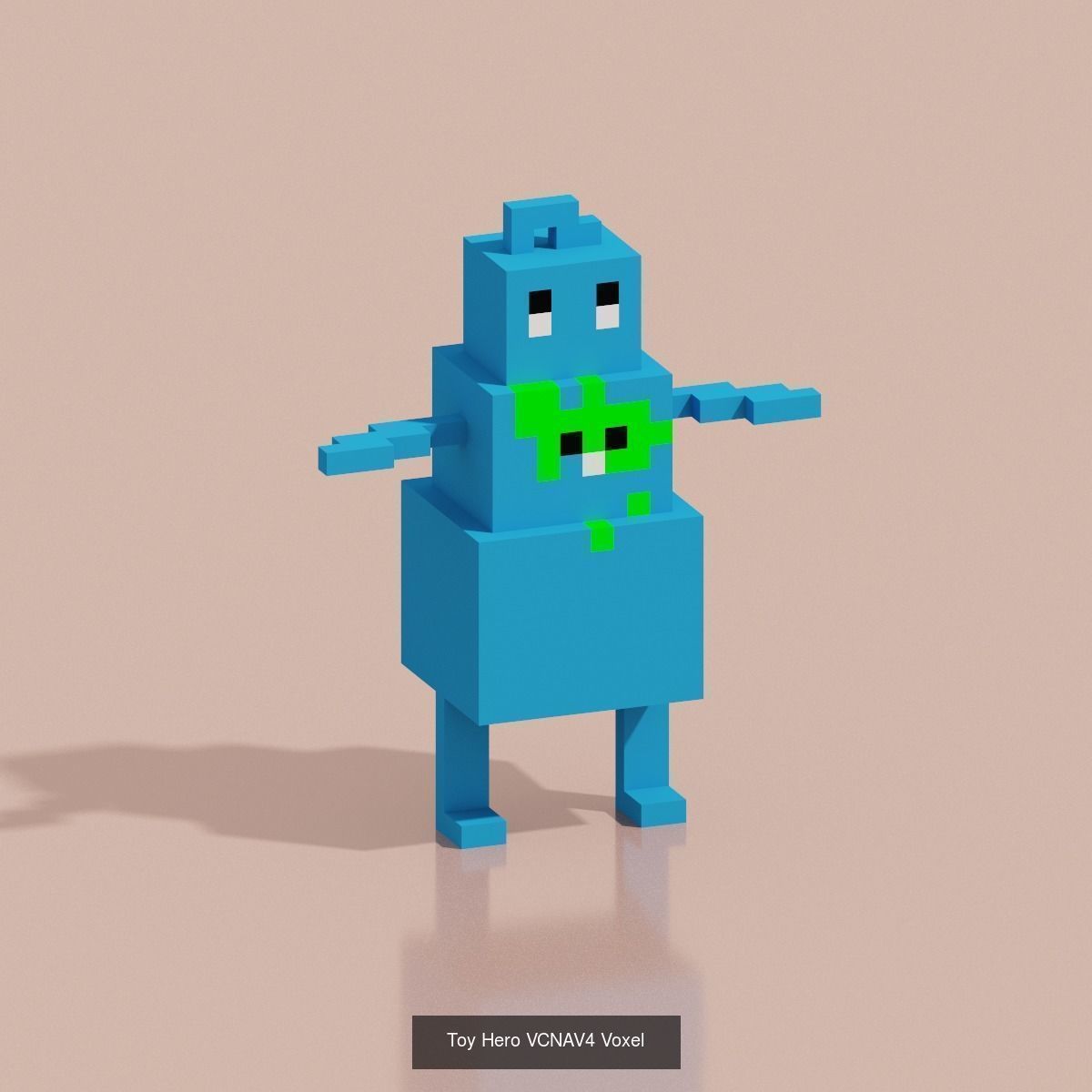 29 Toy Hero Voxel Low-Poly 3D Model Collection_22