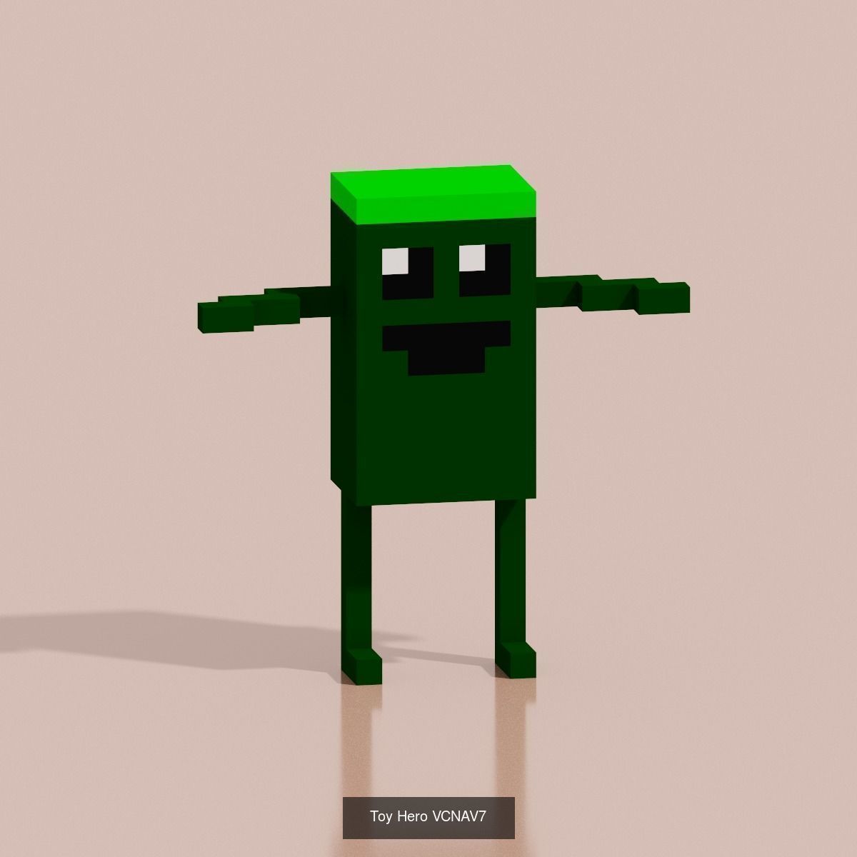 29 Toy Hero Voxel Low-Poly 3D Model Collection_25