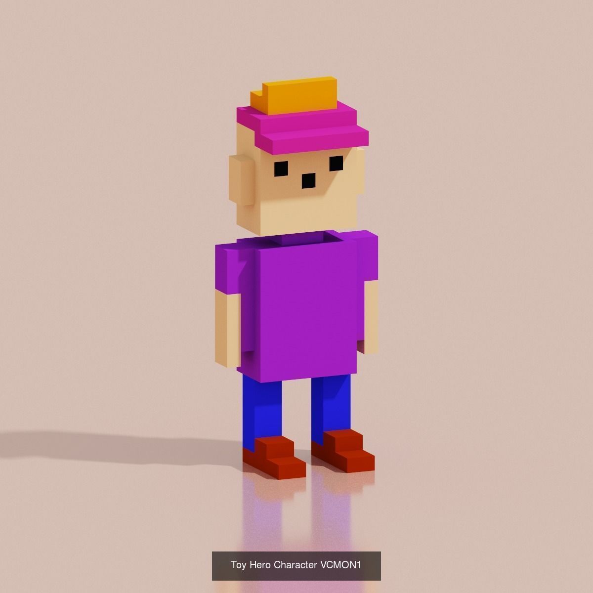 29 Toy Hero Voxel Low-Poly 3D Model Collection_18