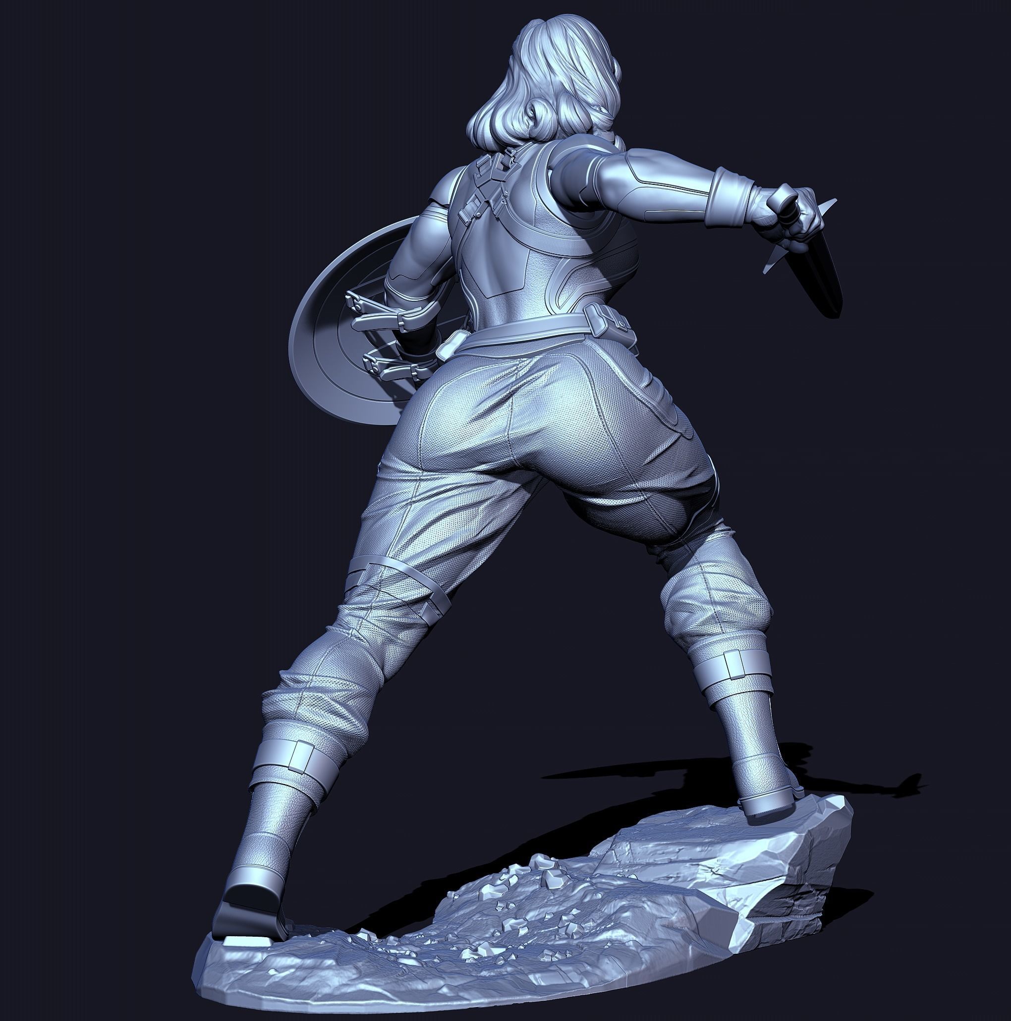 Captain Carter with NSFW 3D print model_14