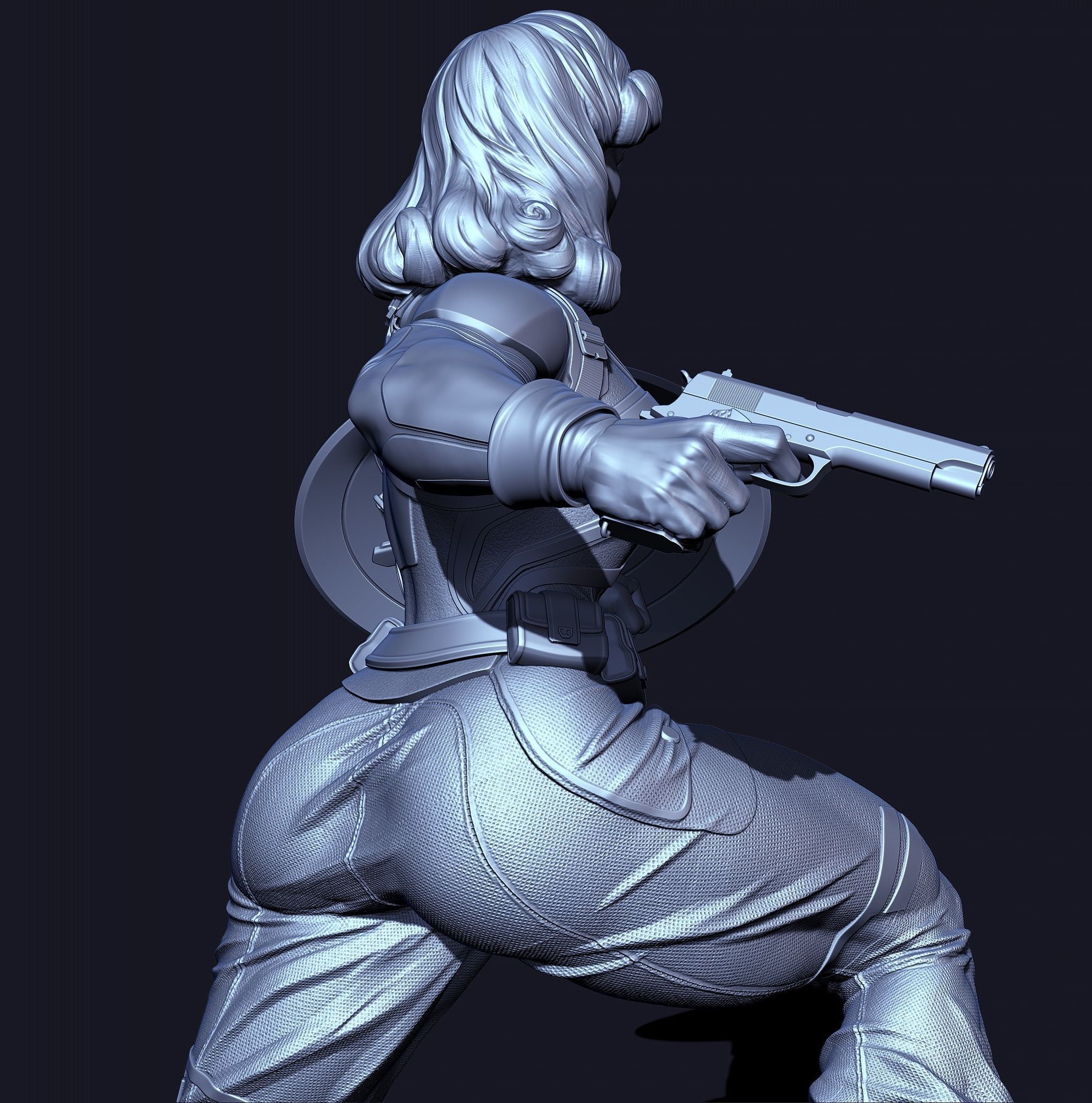 Captain Carter with NSFW 3D print model_19