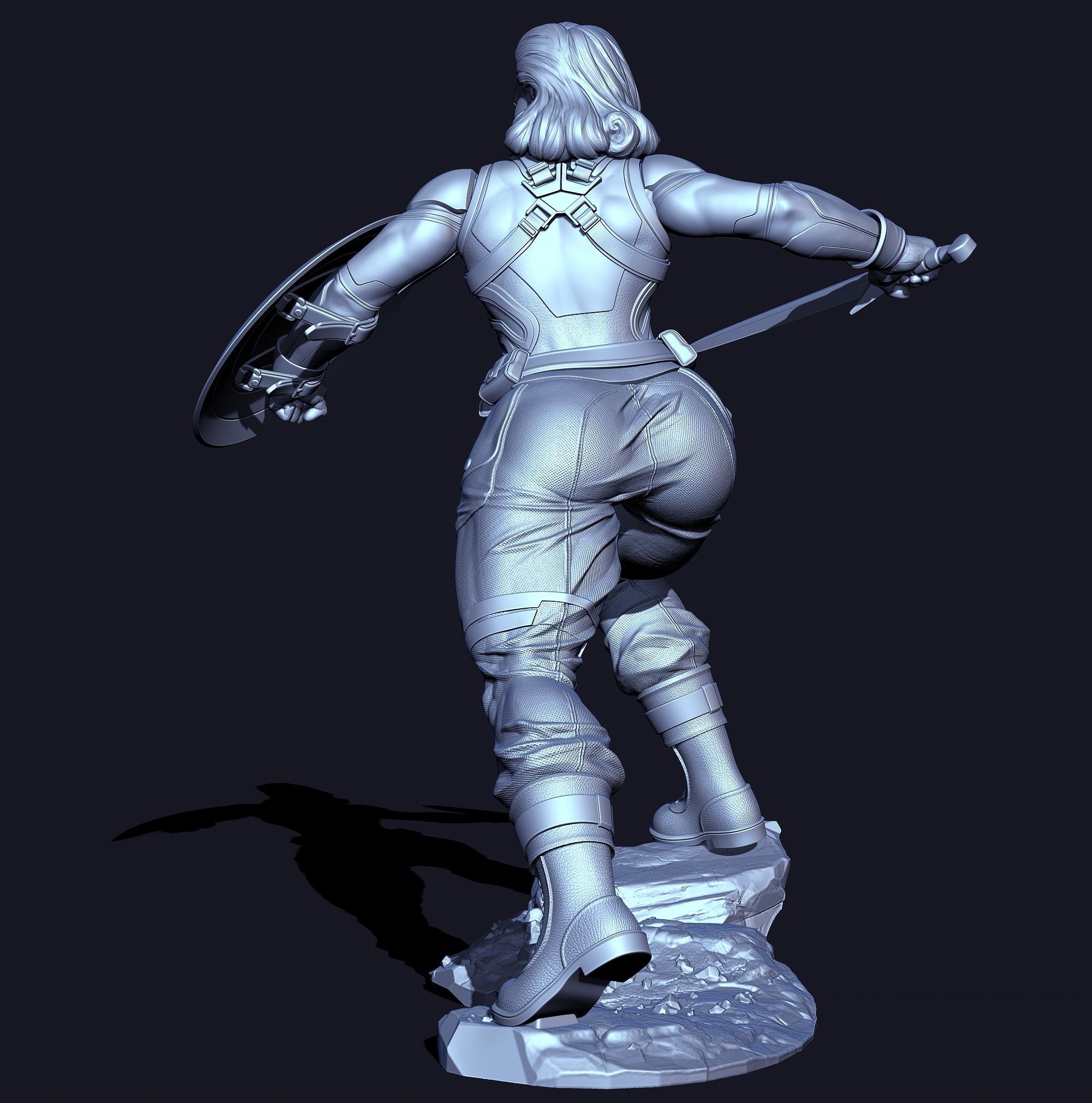 Captain Carter with NSFW 3D print model_15