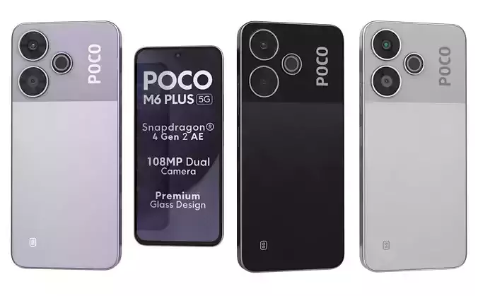 Xiaomi Poco M6 Plus 5G All Colors