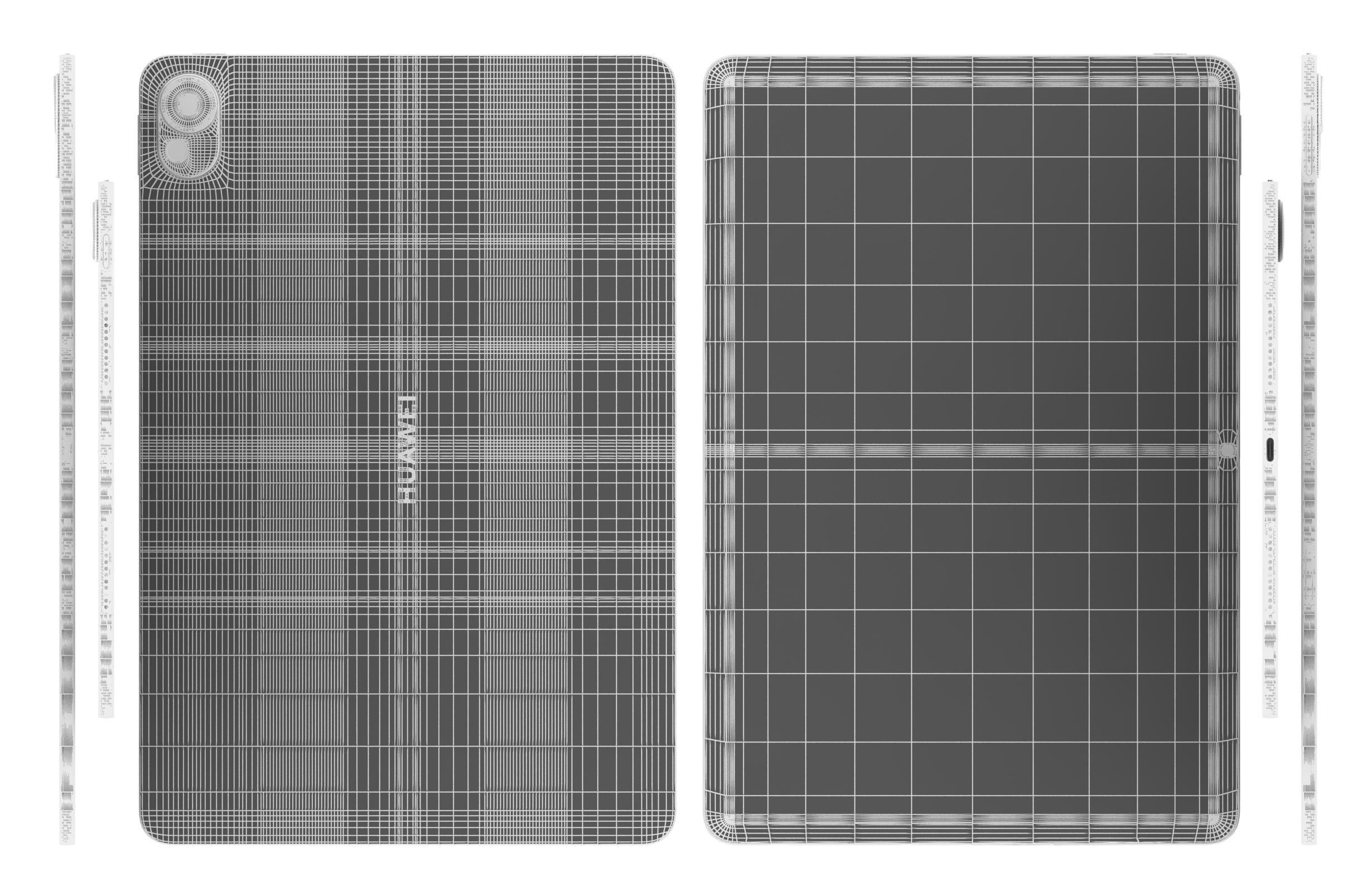 Huawei MatePad 11 5S Frost Silver 3D model_17