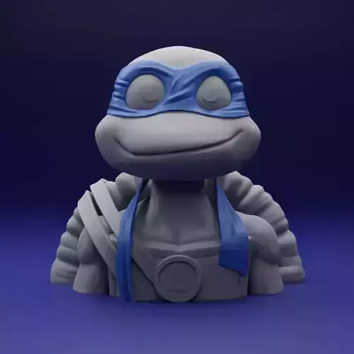 TMNT BUST - LEONARDO - LEO - HEADPHONE STAND