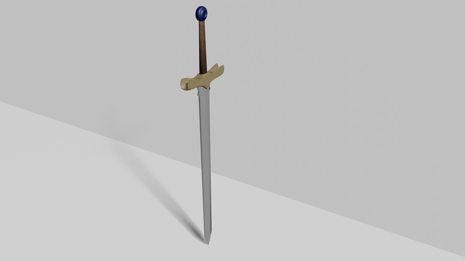 Silver Blade 3D model_1