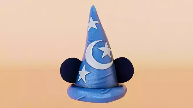 Stylized Sorcerer Hat - Inspired by Classic Animation