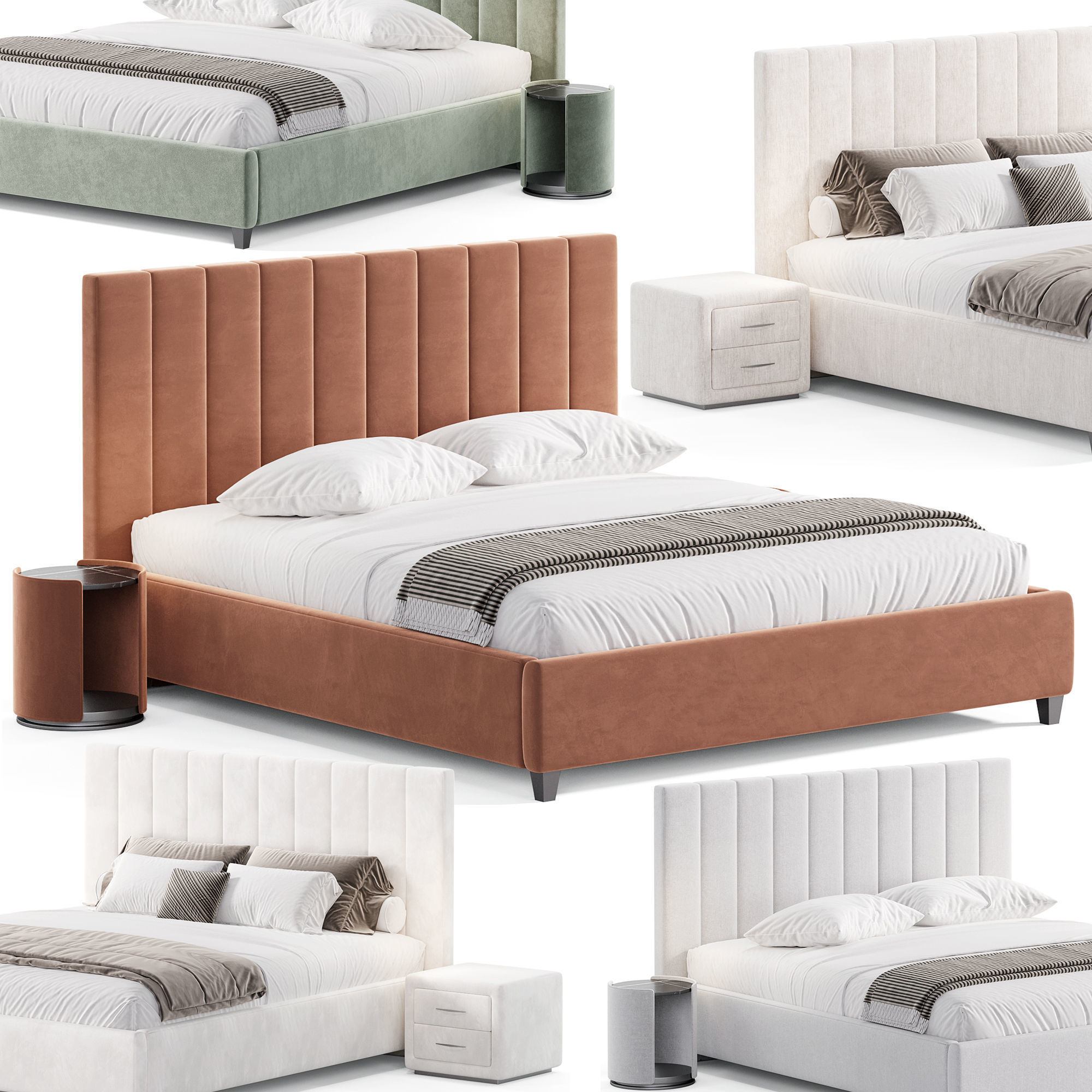 Adele bed  3D model_4