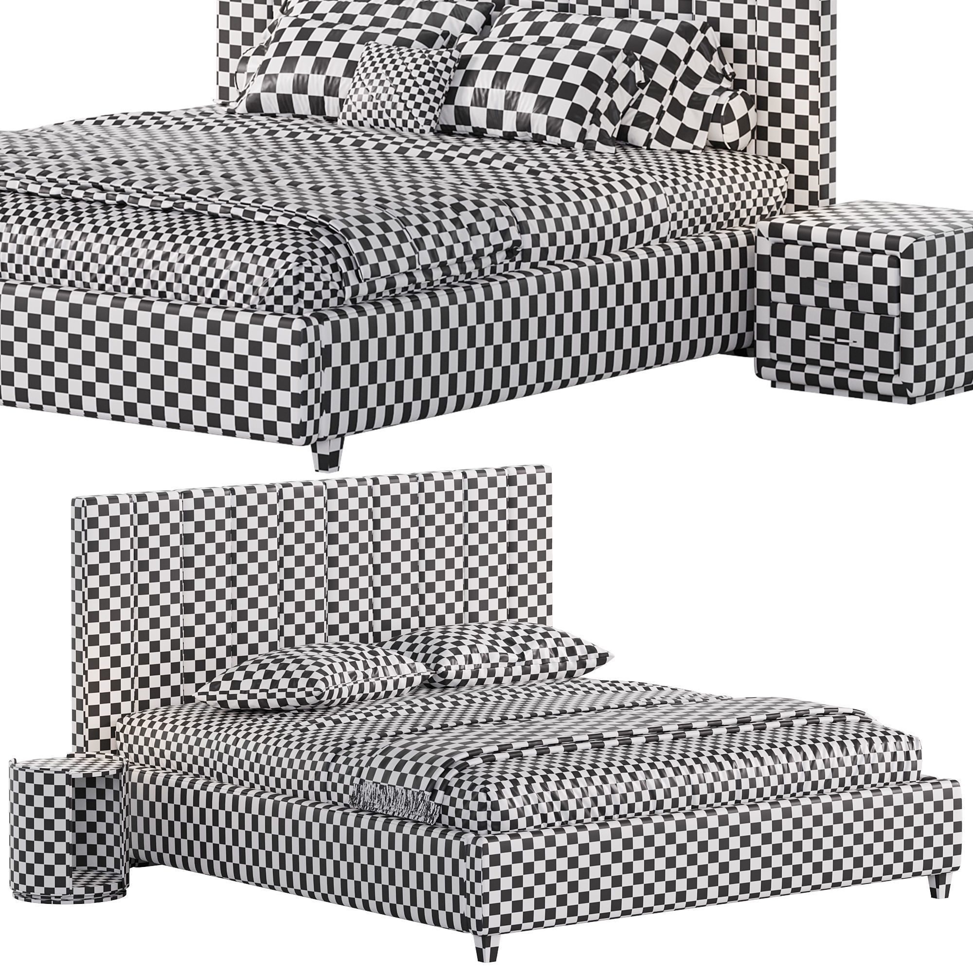 Adele bed  3D model_7