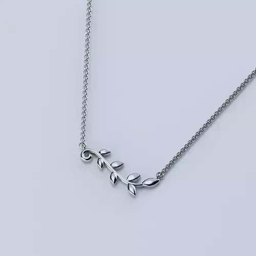 Olive Leaf Vine Pendant 3D print model