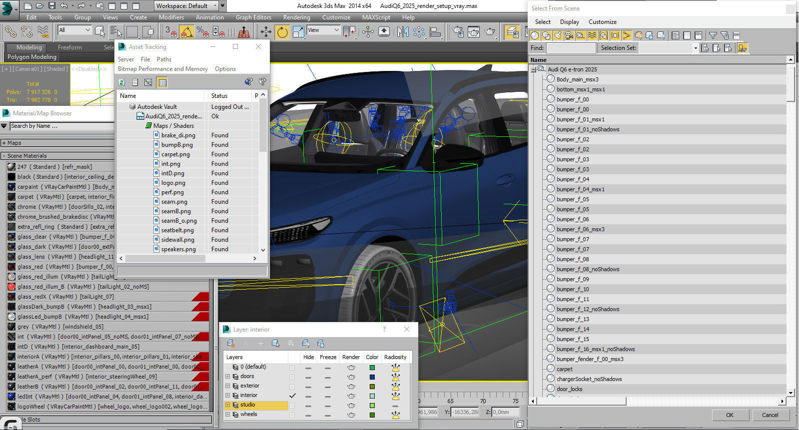 Audi Q6 e-tron 2025 3D model_41