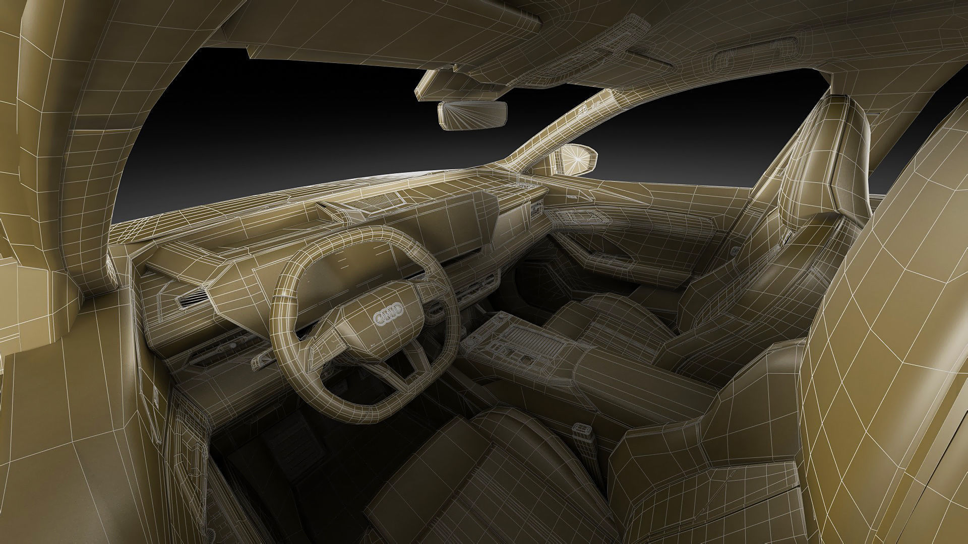 Audi Q6 e-tron 2025 3D model_38