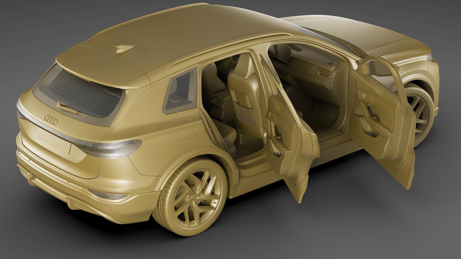 Audi Q6 e-tron 2025 3D model_35