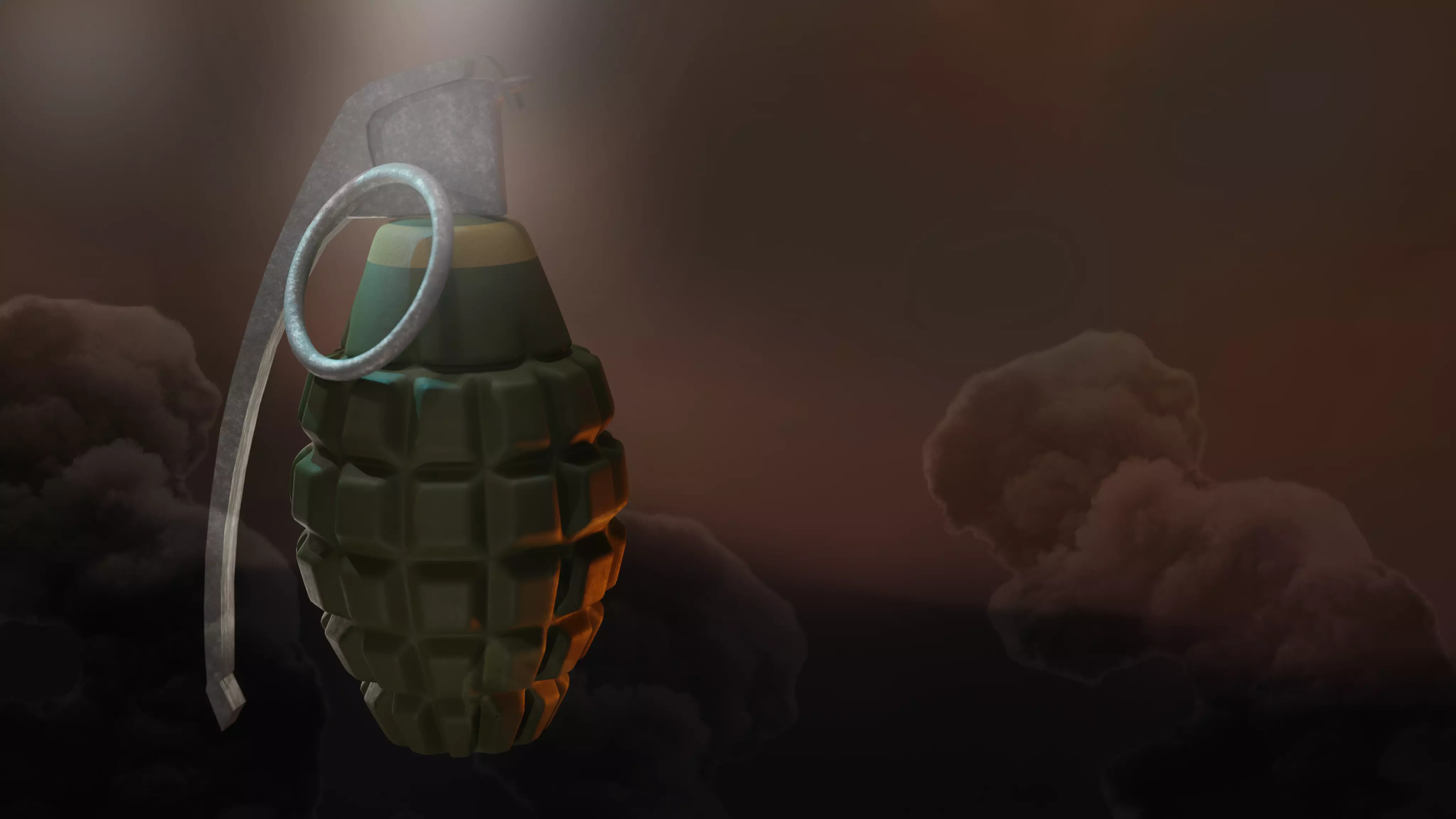 handgrenade Free low-poly 3D model