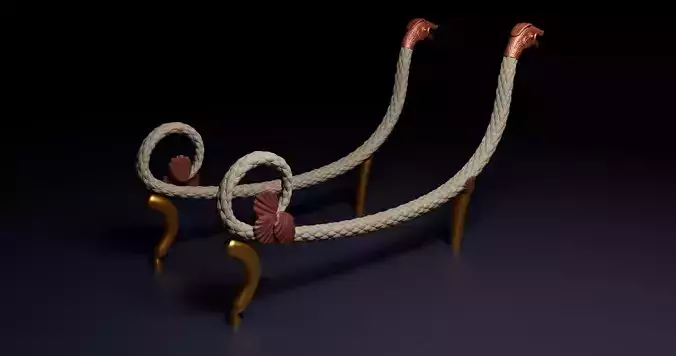 Chair-Animal Shaped Chair Legs-3dprints and CNC-wood 3D print model
