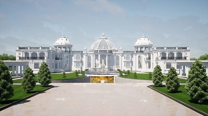 Palatial Grandeur Mansion   3D model 2